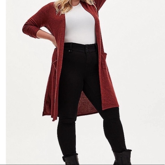 Rust Red Cardigan 5x left - Picture 4 of 13